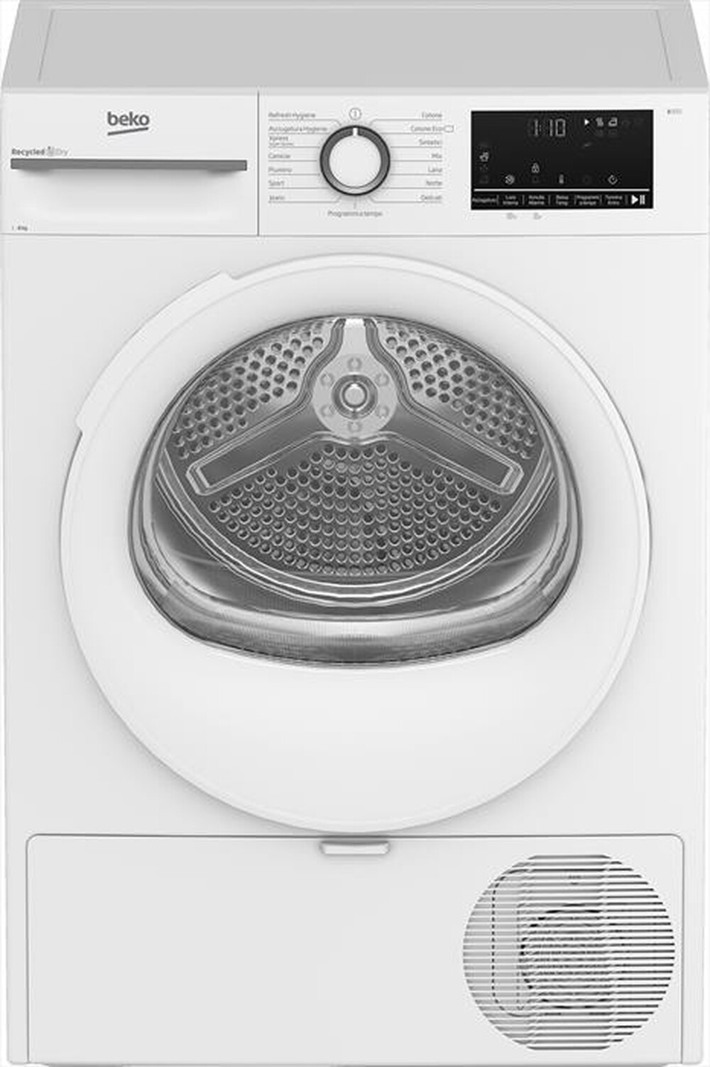 "BEKO - Asciugatrice BMT481WI 8 Kg Classe A+++-White"