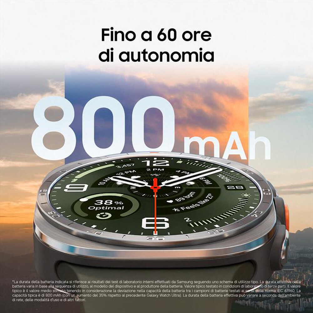Immagine del prodotto SAMSUNG - Galaxy Watch Ultra2 47mm LTE 2+64GB-Titanium Gray