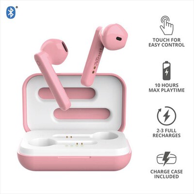 TRUST - PRIMO TOUCH BT EARPHONES PINK - Pink