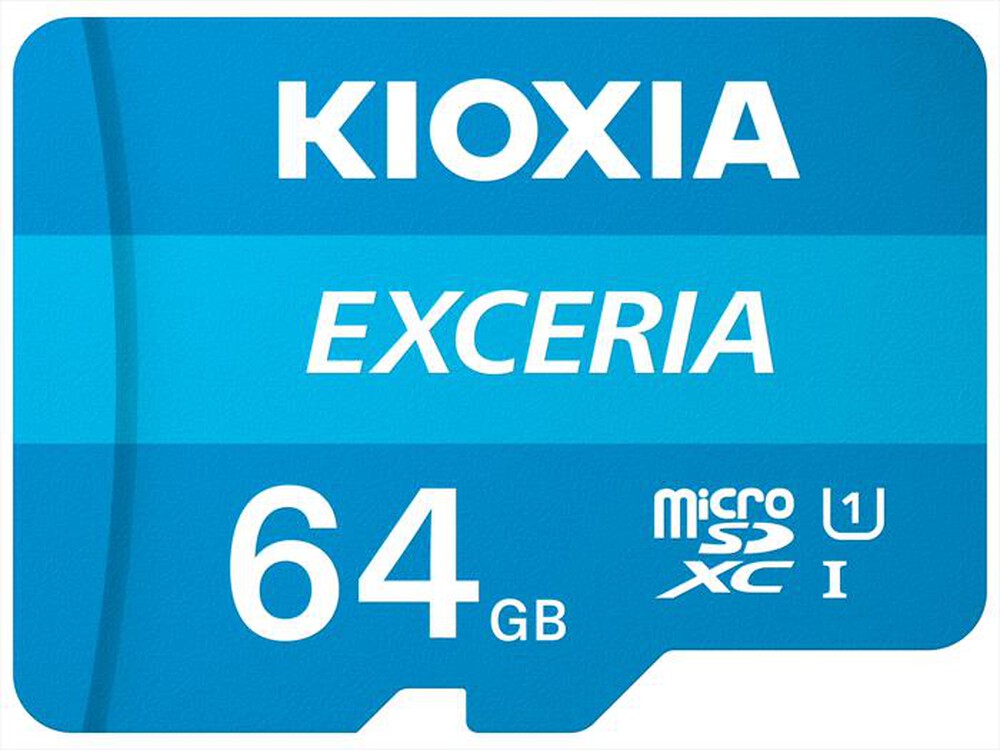 "KIOXIA - MICROSD EXCERIA MEX1 UHS-1 64GB-Azzurro"