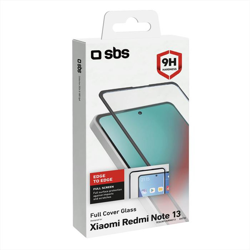 Immagine del prodotto SBS - Screen protector TESCRFCXIRNO13 per Redmi Note 13-Nero