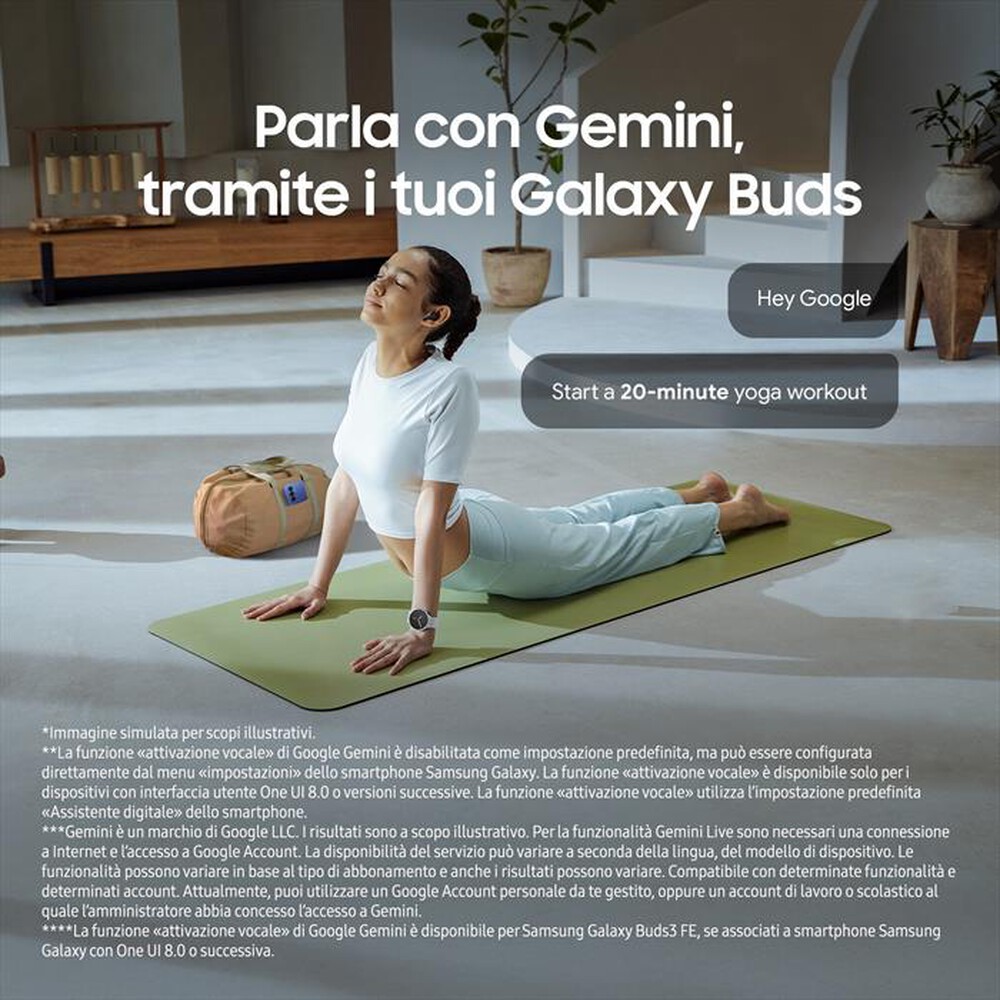 Immagine del prodotto SAMSUNG - Auricolare bluetooth GALAXY BUDS3 FE-Black