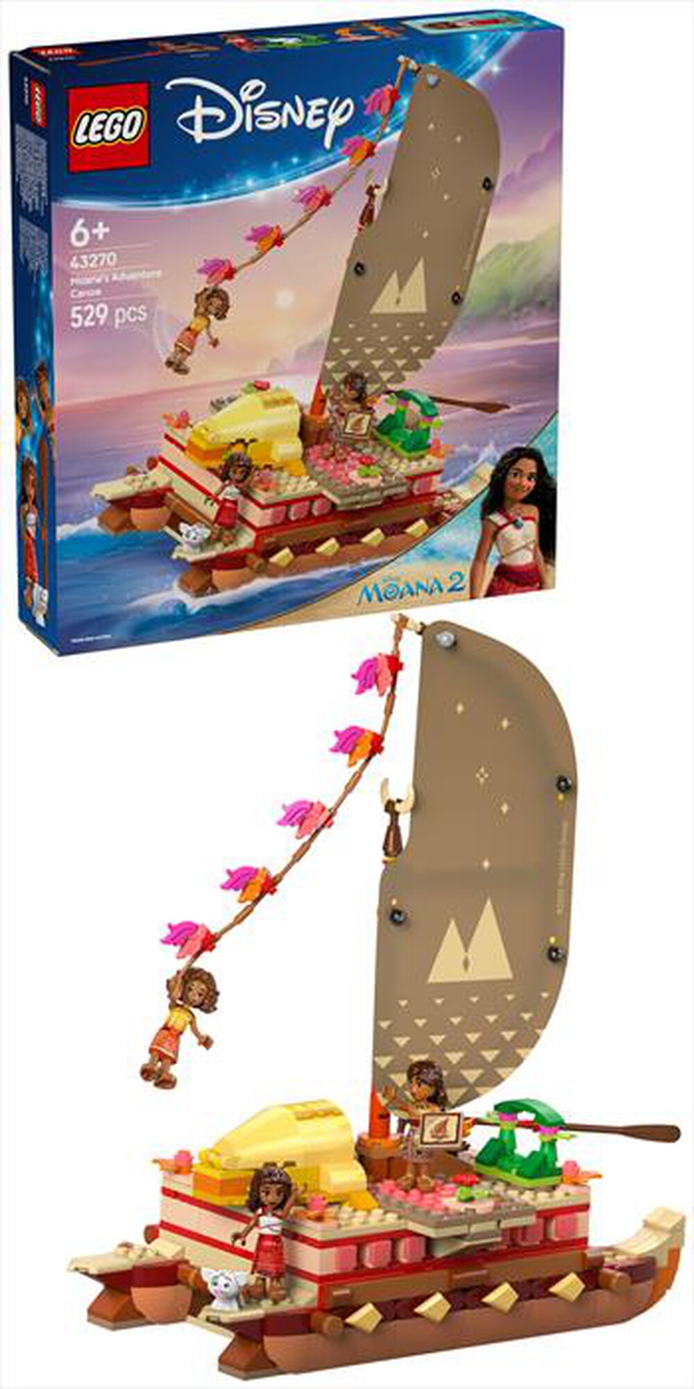 Immagine del prodotto LEGO - DISNEY PRINCESS La canoa di Vaiana 43270