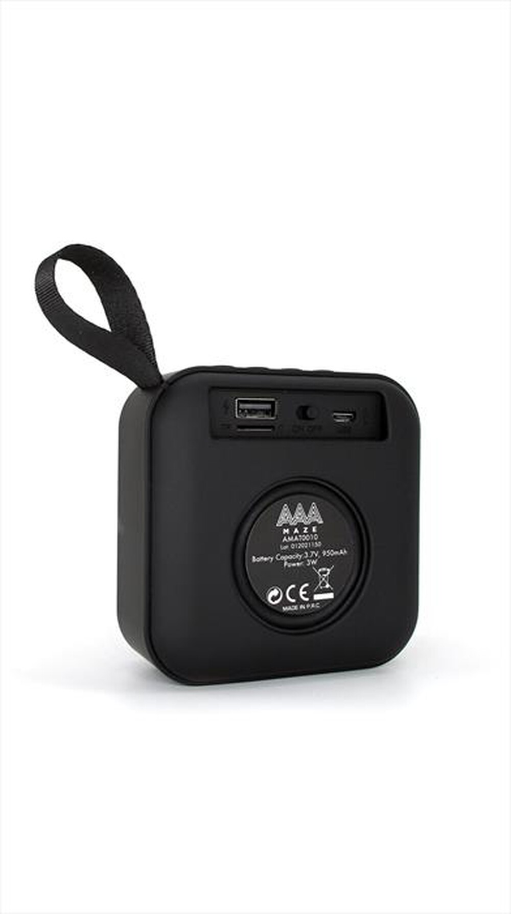 "AAAMAZE - SPEAKER BT RUFFLE BK-NERO"