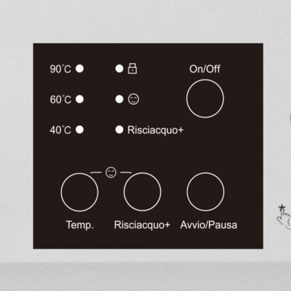 "DAYA - DSW71225M18A-Bianco / Acciaio"
