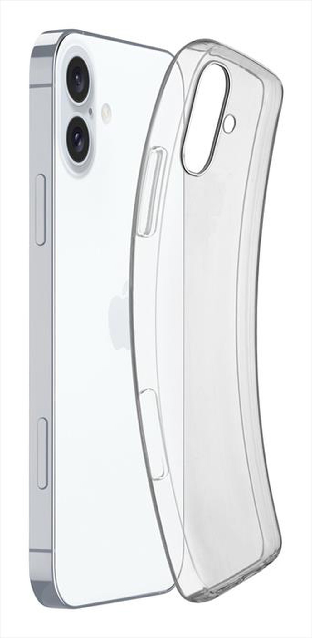 "CELLULARLINE - Cover case FINE per iPhone 16-Transparent"