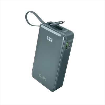 SBS - Powerbanks TTBB10000LCDTCPD20A-Azzurro