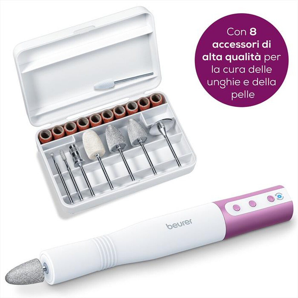 Immagine del prodotto BEURER - Set per manicure Beurer MP 52-Bianco e rosa