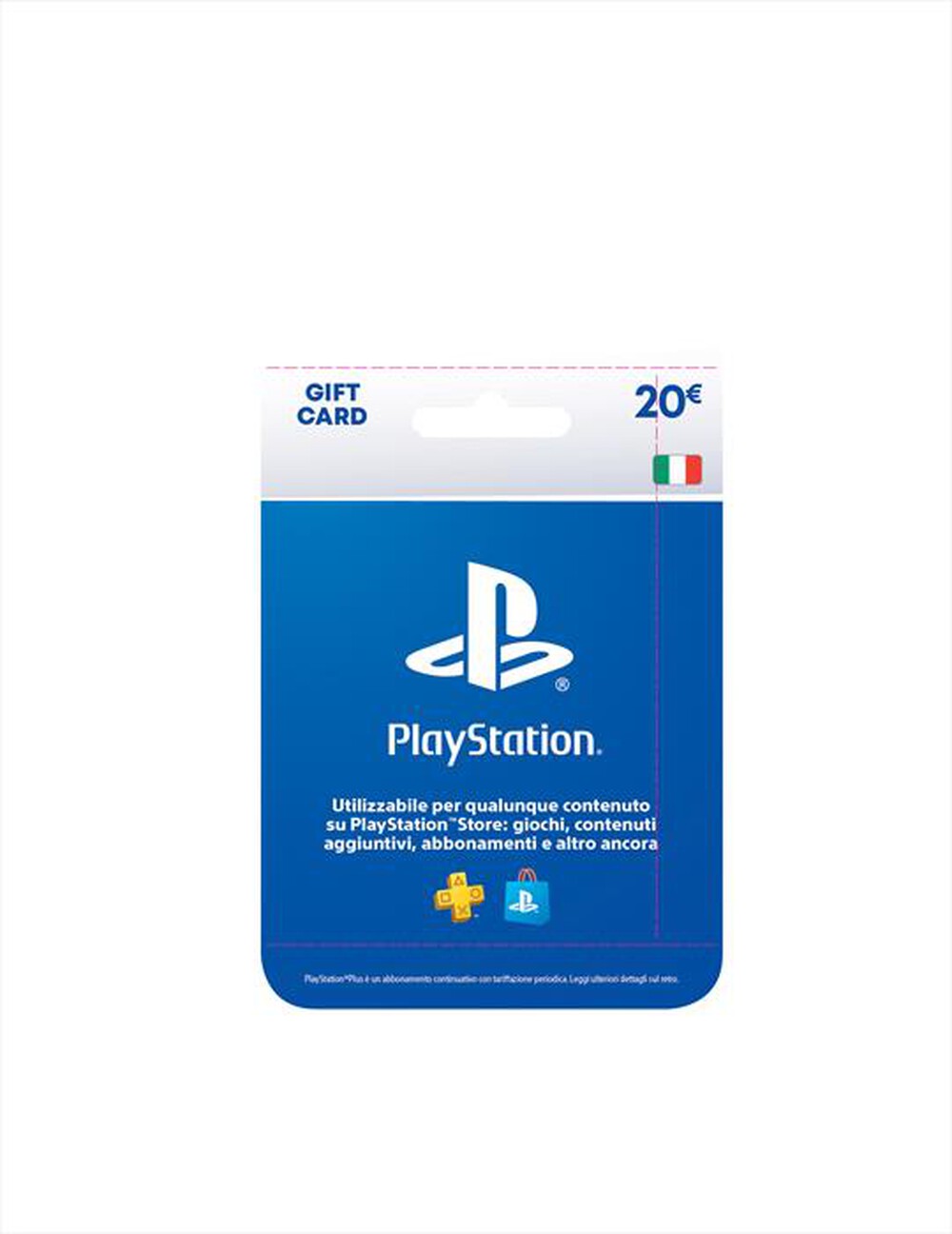 "SONY COMPUTER - PLAYSTATION LIVE CARD DUAL EUR20/IT"