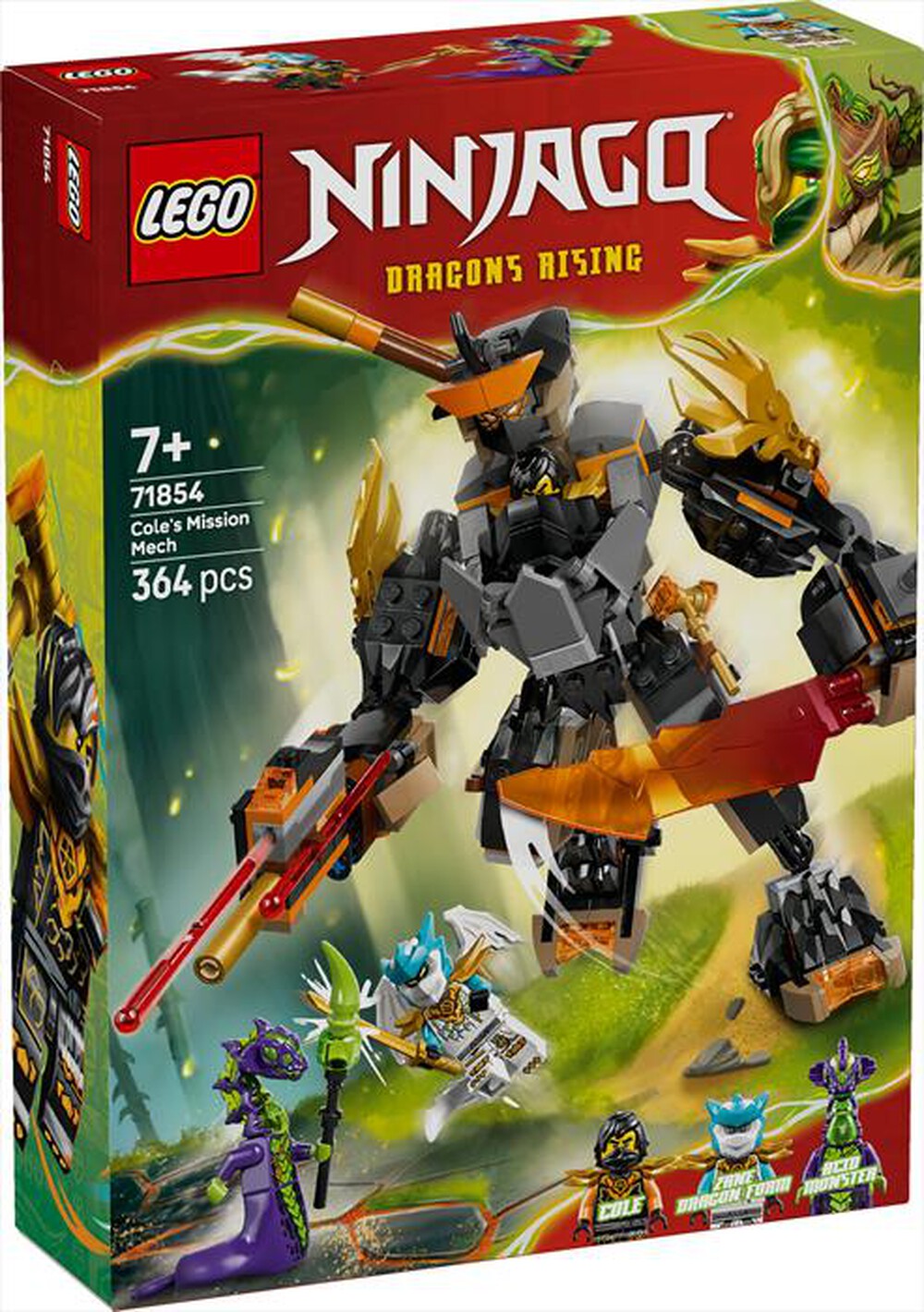 Immagine del prodotto LEGO - NINJAGO Mech missione di Cole e drago Zane - 71854