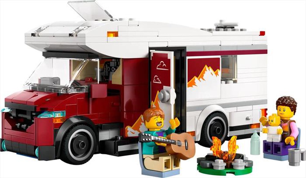 "LEGO - CITY Camper van delle vacanze d’avventura - 60454-Multicolore"