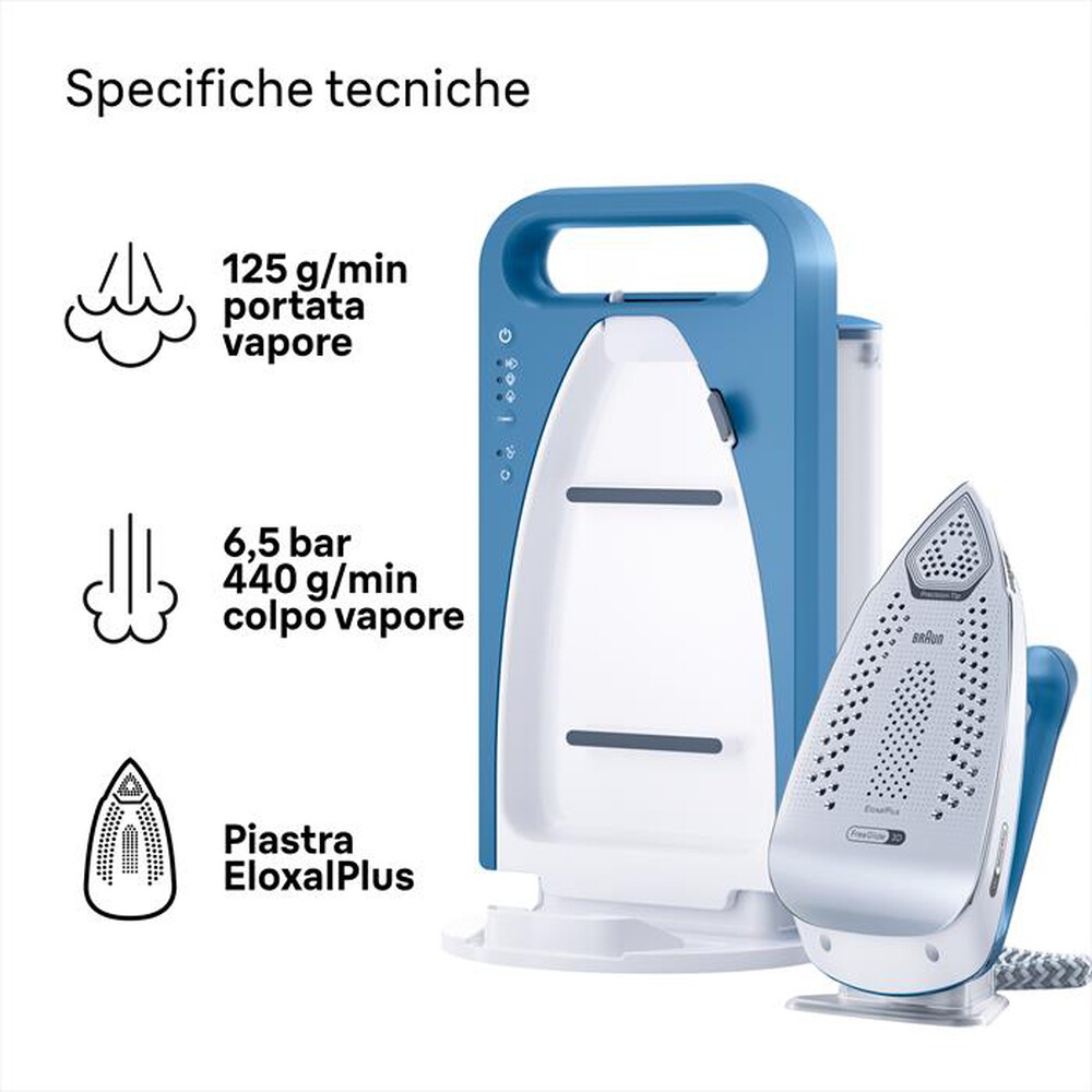Immagine del prodotto BRAUN - UPSTYLE 2 Sistema stirante potente IS2745BL-Azzurro