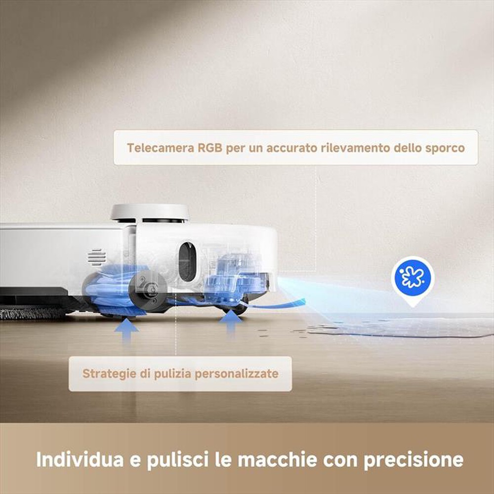 "MOVA - Aspirapolvere robot P50 PRO ULTRA-Bianco"