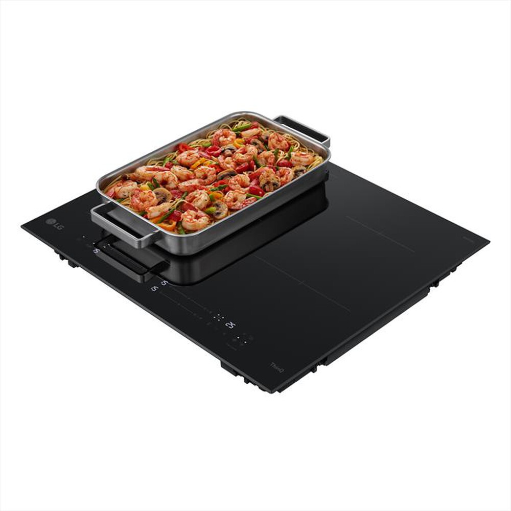 "LG - Piano cottura induzione CBIZ2435B 59 cm-Nero Schott"