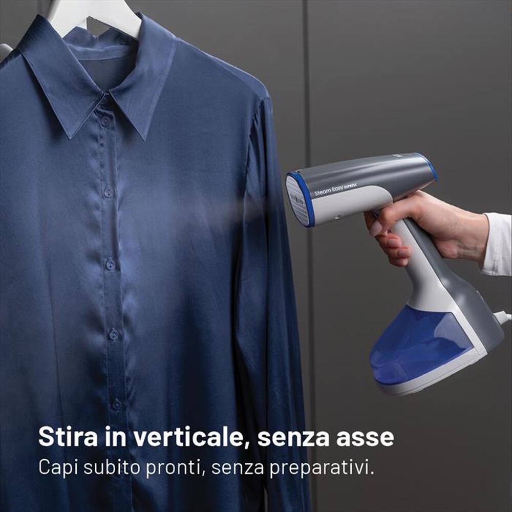 Immagine del prodotto IMETEC - Ferro da stiro verticale STEAM EASY EXPRESS-Bianco, grigio, blu