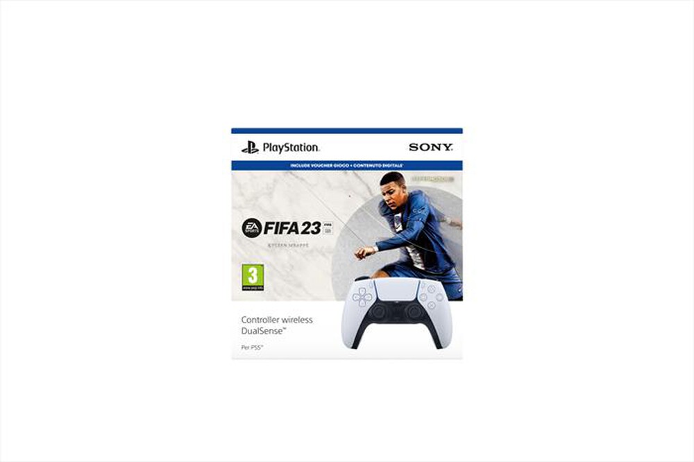 "SONY COMPUTER - DualSense White + FIFA 23 + FUT VCH-Bianco"
