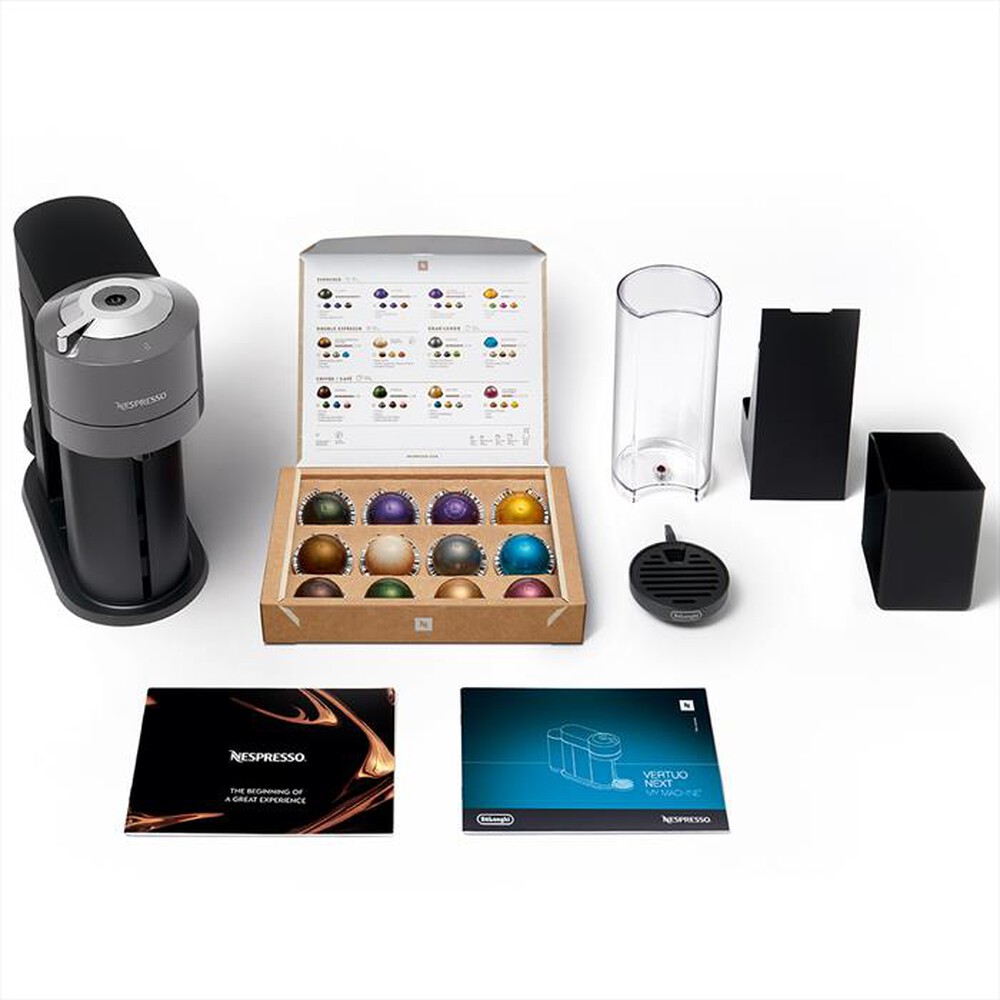"DE LONGHI - VERTUO NEXT NESPRESSO ENV120.GY MACCHINA CAFFÈ-Dark grey"