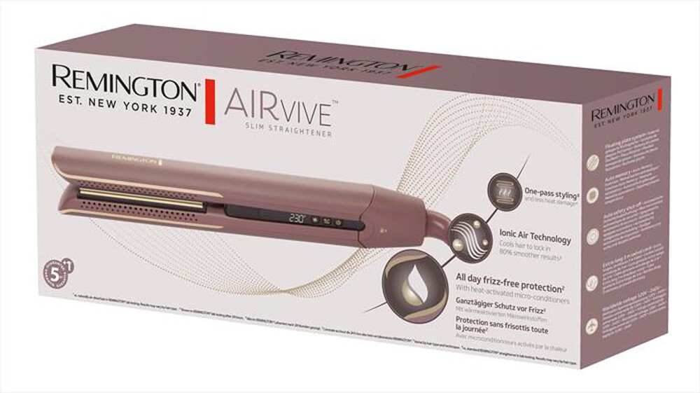 Immagine del prodotto REMINGTON - Piastra per capelli S8930-rosa malva