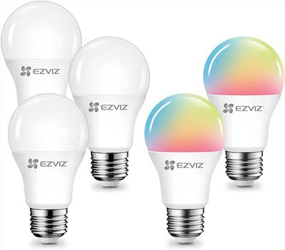 EZVIZ - KIT 5 LAMPADINE LB1-WHITE / RGB