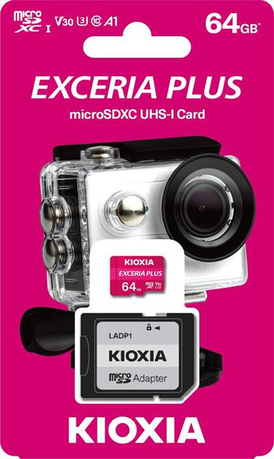 KIOXIA - MICROSD EXCERIA PLUS MPL1 UHS-1 64GB - Rosa