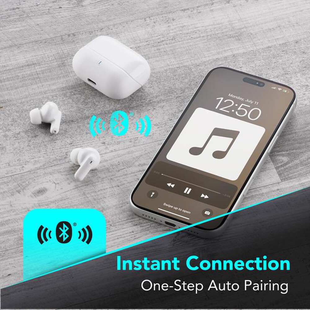 Immagine del prodotto CELLULARLINE - AURICOLARI WEAVY IN-EAR BLUETOOTH TRUE WIRELESS-Bianco