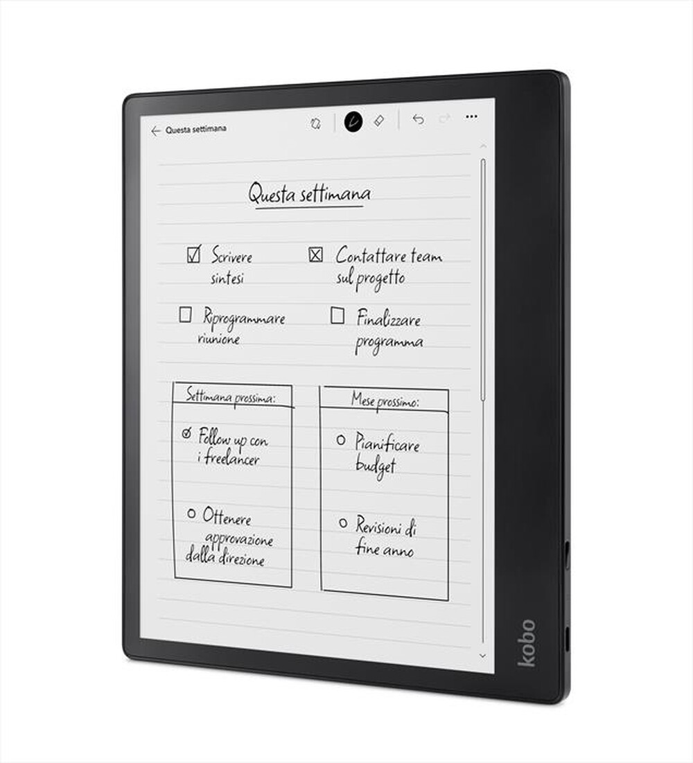 Immagine del prodotto KOBO - E-Book reader ELIPSA 2E-Black