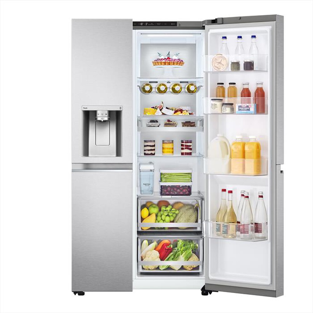 "LG - Frigorifero side by side GSLV91MBAC Classe C 635L-Acciaio inossidabile"