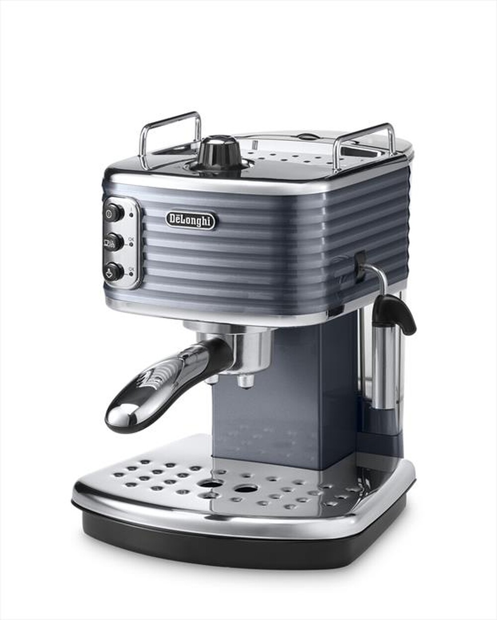 "DE LONGHI - SCULTURA ECZ 351.GY MACCHINA DA CAFFÈ MANUALE-Grigio"