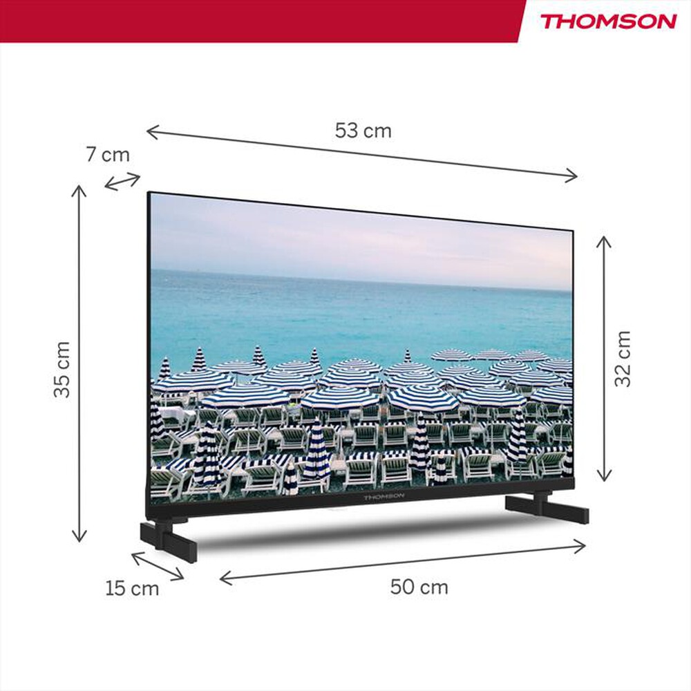 Immagine del prodotto THOMSON - TV LED HD READY 24" 24HD2S13-Nero