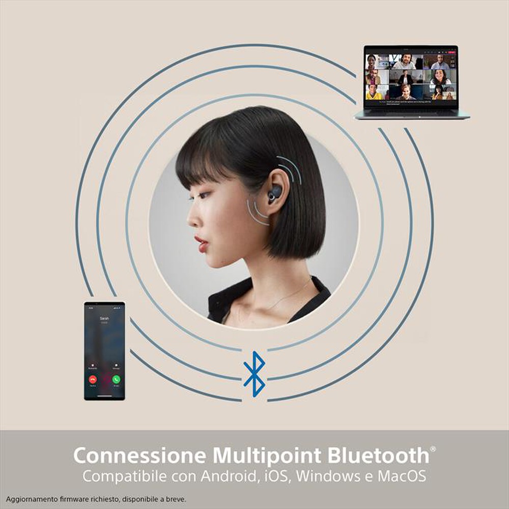 "SONY - Auricolari Bluetooth WFL900W.CE7-Bianco"