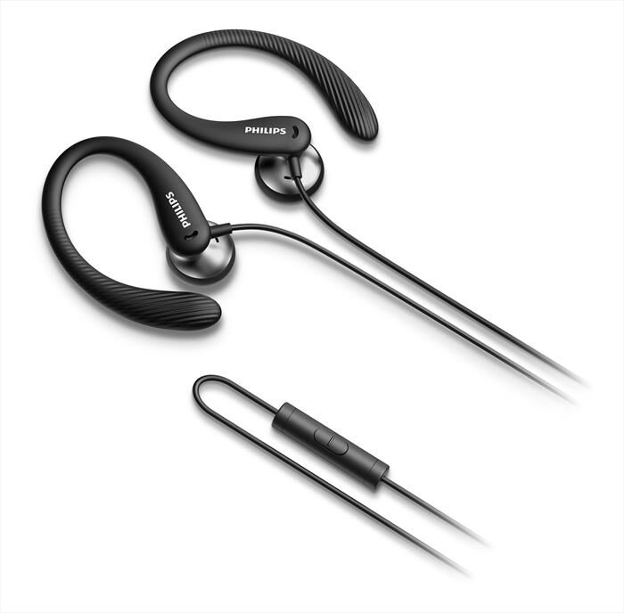 PHILIPS - TAA1105BK/00-Cuffie Sport con filo - Nero | Euronics