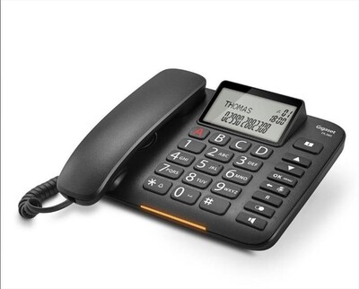 GIGASET - Telefono DL380BLACK-Nero