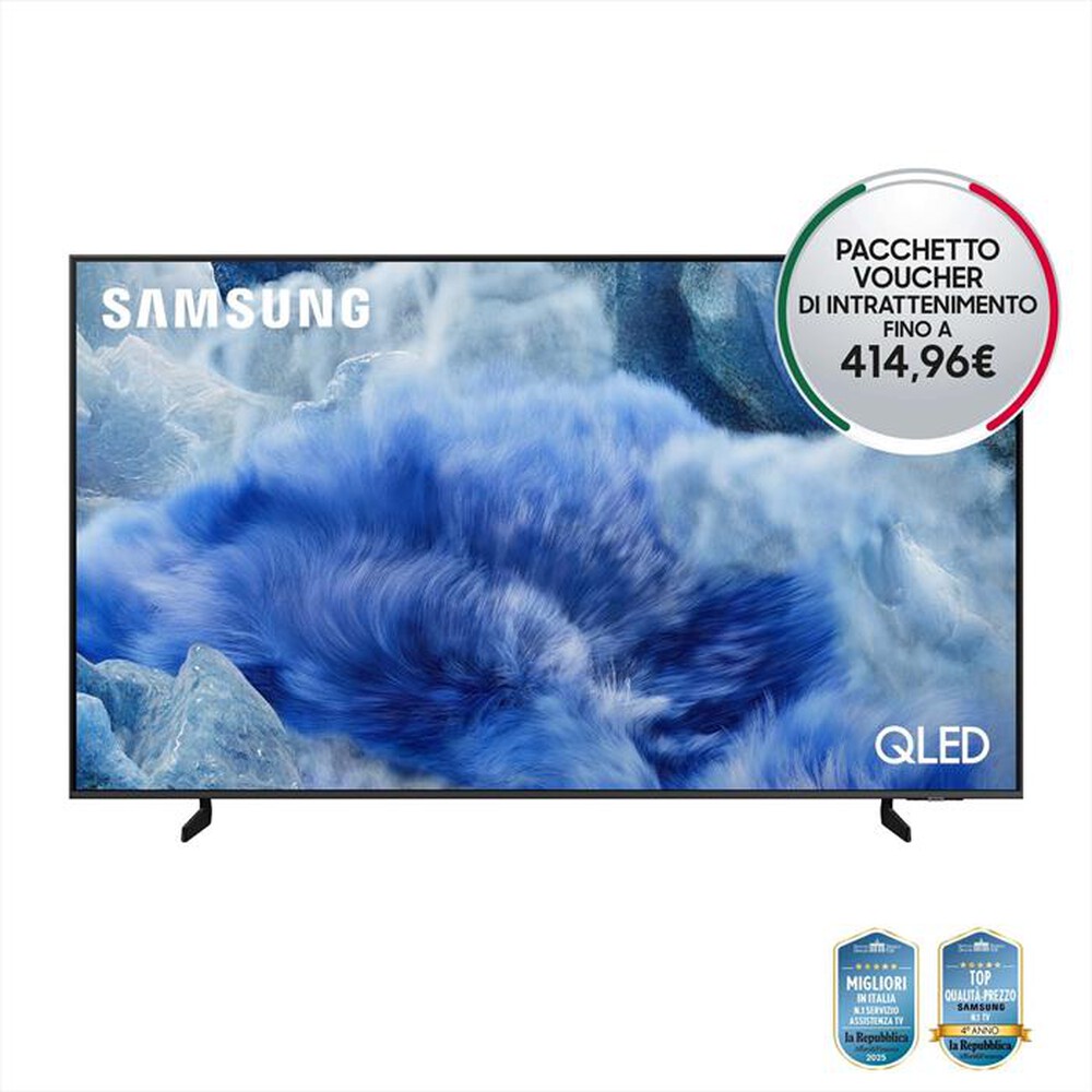 Immagine del prodotto SAMSUNG - Smart TV Q-LED UHD 4K 75" QE75Q8FAAUXZT-Titan Gray