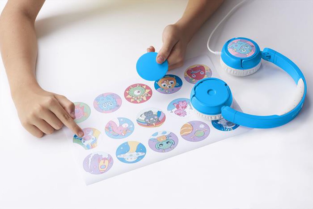 Immagine del prodotto CELLULARLINE - Play Patch Kids Cuffia a filo HEADBMSKIDSU-Azzurro