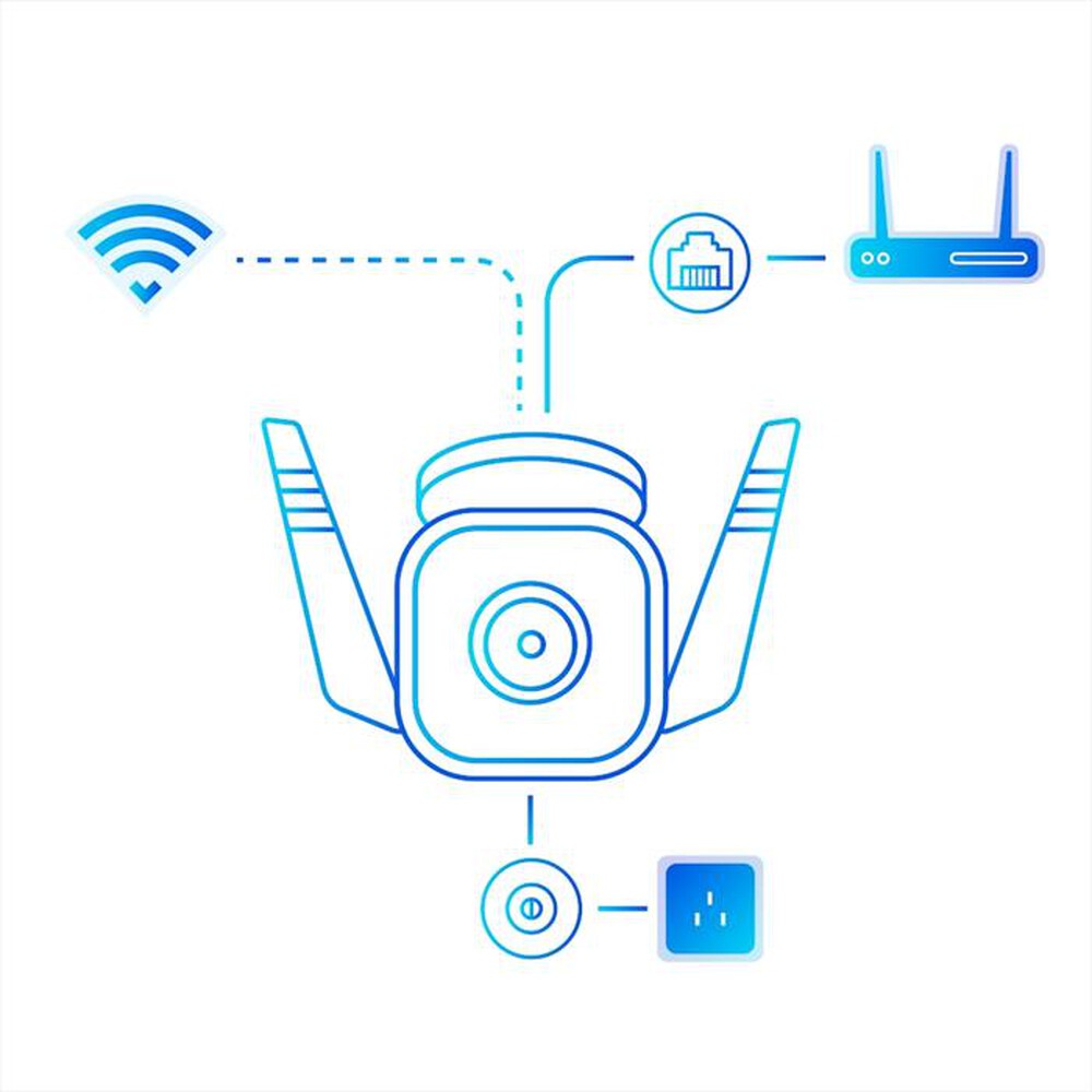 "TP-LINK - TAPO TC65 - TELECAMERA OUTDOOR WI-FI/ETHER"