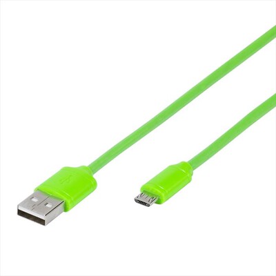 VIVANCO - Micro USB 2.0   USB A-plug to USB micro B-plug - Verde