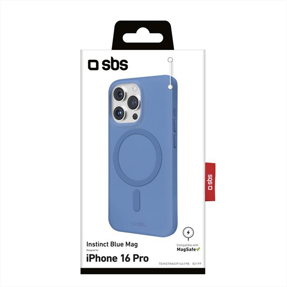 "SBS - Cover Instinct Mag iPhone 16 Pro TEINSTMAGIP1661PB-Blu"
