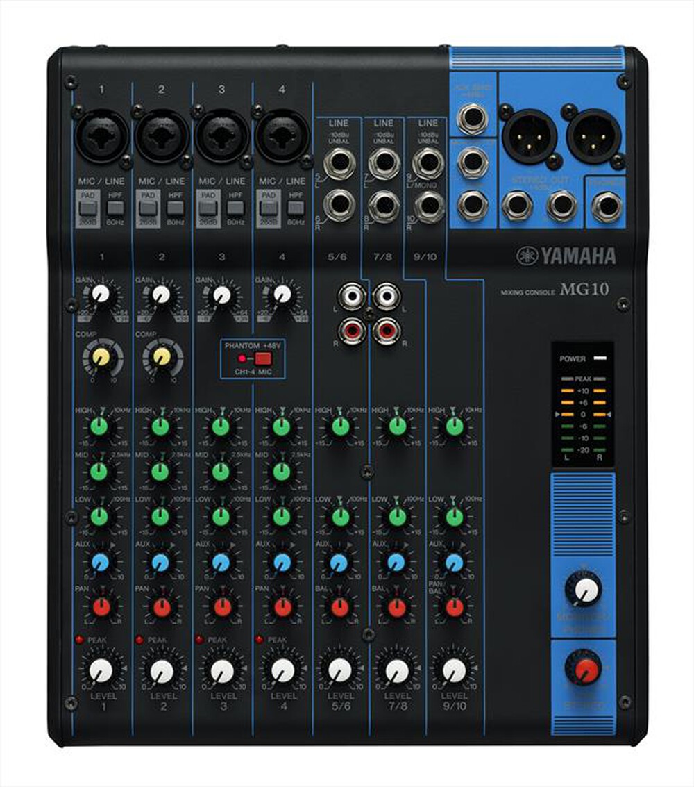 Immagine del prodotto YAMAHA - MG10 (Console di montaggio)-BLACK