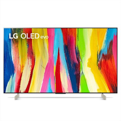 LG - Smart TV OLED evo 4K 42" OLED42C26LB-Argento