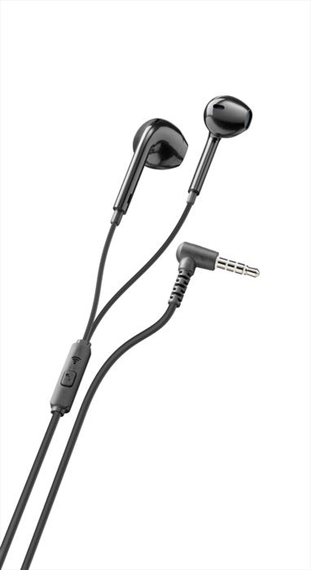 "CELLULARLINE - PLAUCAPK Auricolari con filo-Nero"