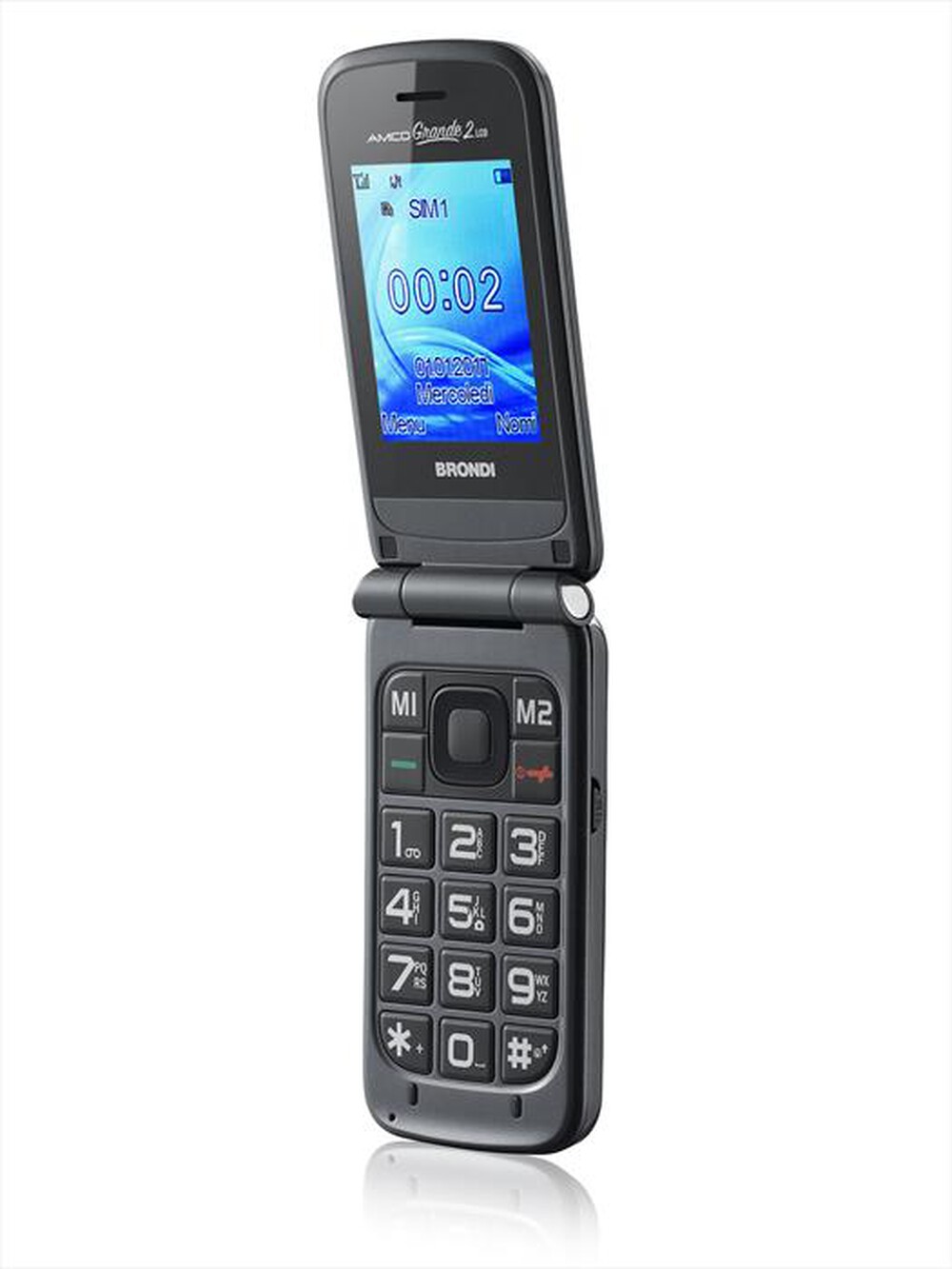 "BRONDI - AMICO GRANDE 2 LCD-Titanio"