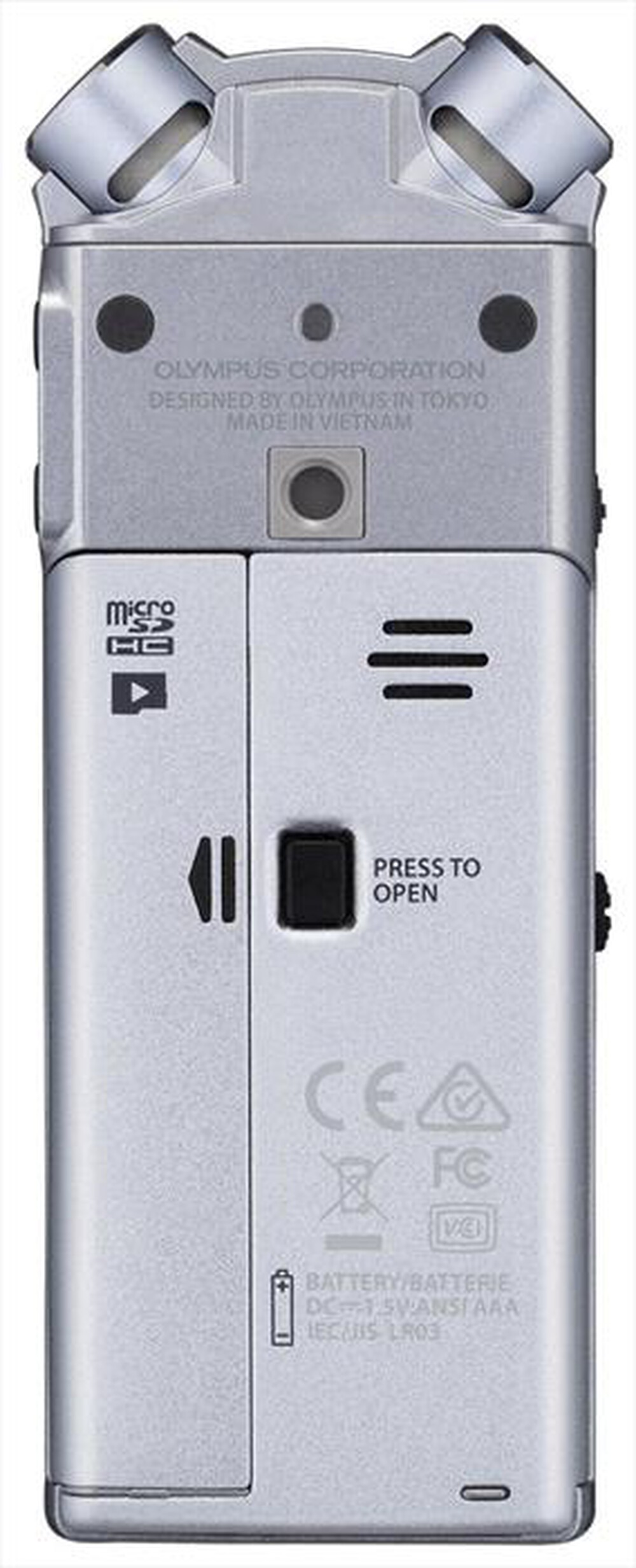 "OLYMPUS - Registratore portatile LS-P1-Argento"