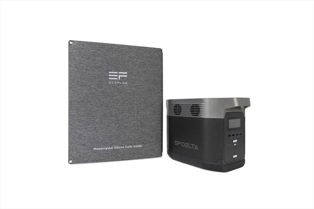 "ECOFLOW - Pannello solare portatile 110W-nero"