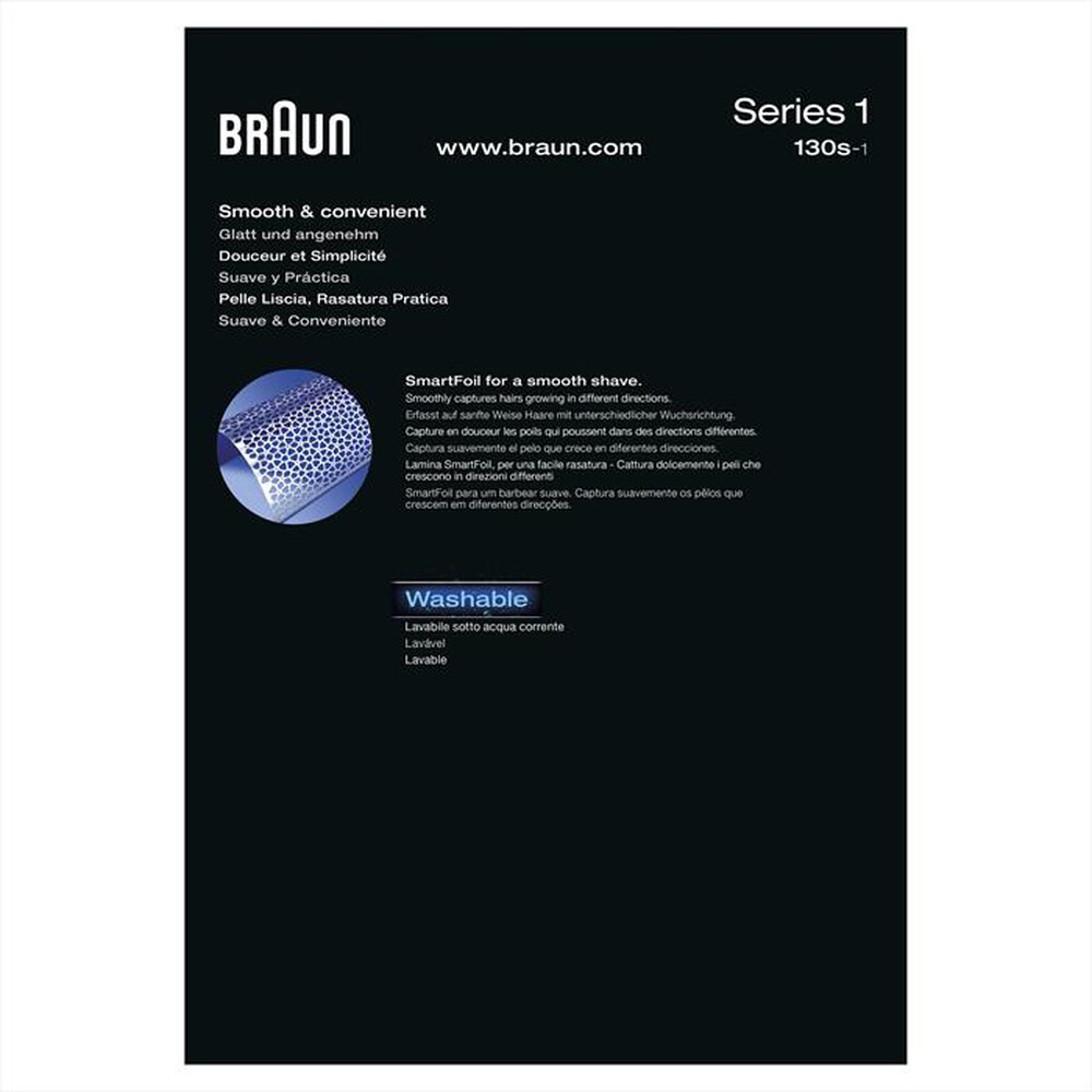 "BRAUN - SERIES 1 130 S-Nero"