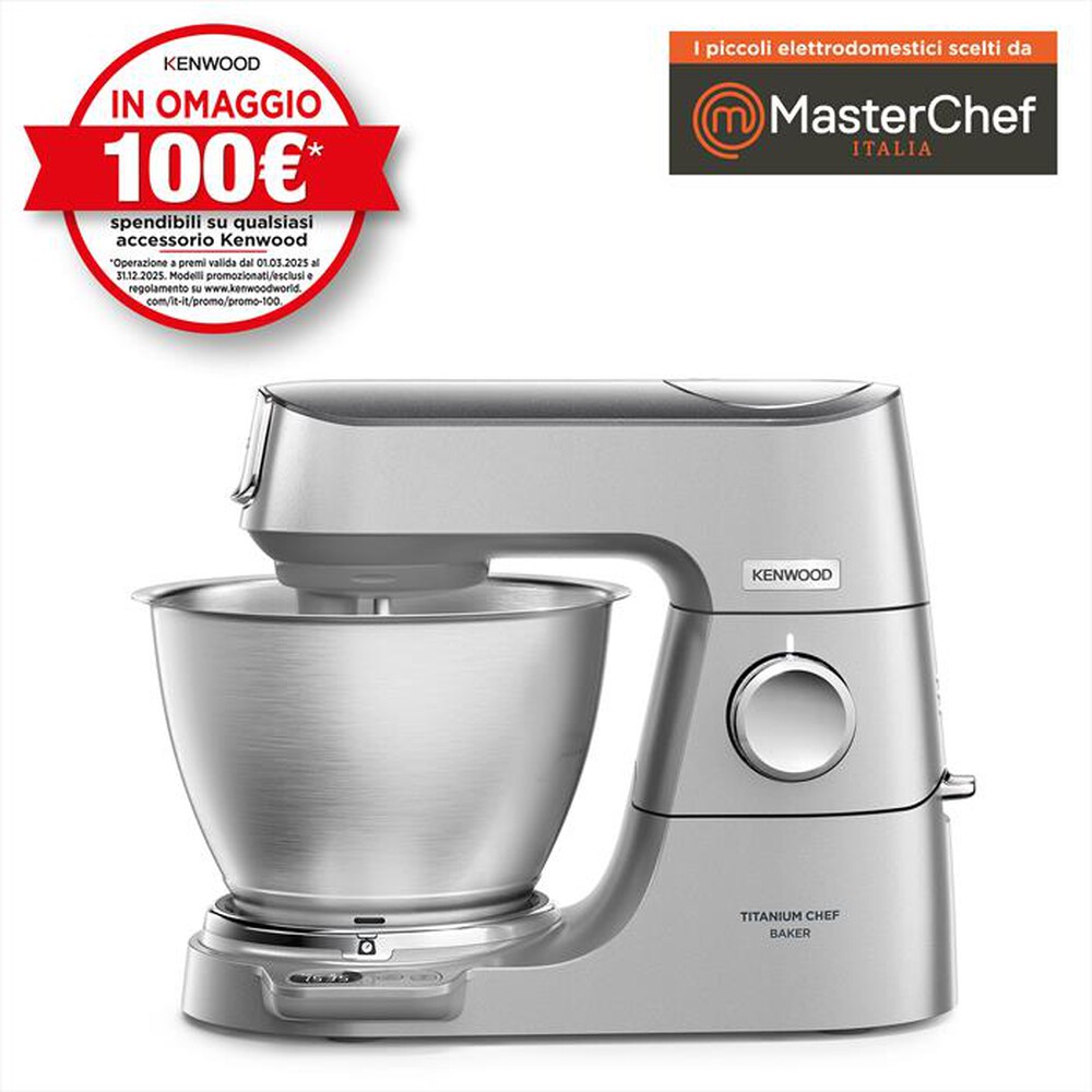 "KENWOOD. - Planetaria Titanium Chef Baker KVC65.001SI-SILVER"