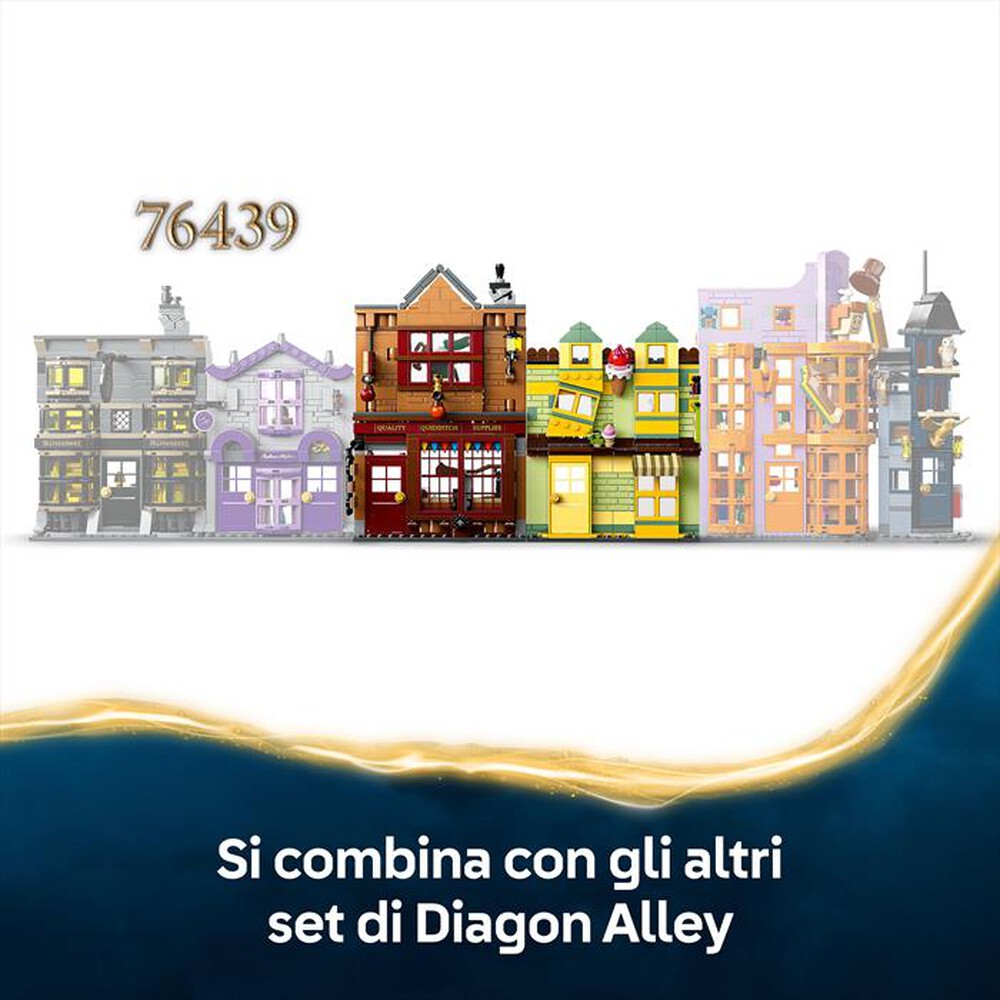 "LEGO - ACCESSORI PER IL QUIDDITCH E GELATERIA-,"