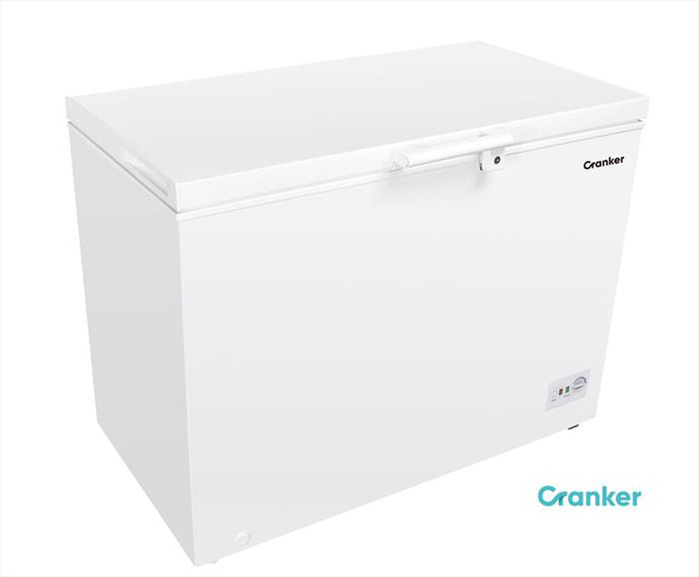 "CRANKER - Congelatore orizzontale CRCO305 Classe E 287 lt-BIANCO"