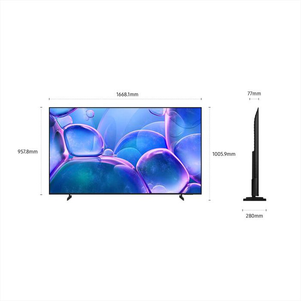 Immagine del prodotto SAMSUNG - Smart TV LED UHD 4K 75" UE75U7000FUXZT-Titan Gray