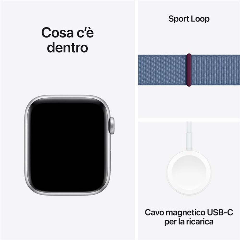 "APPLE - Watch SE GPS Cassa 44mm-Blu Inverno"