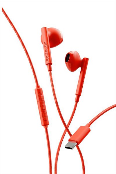 URBANISTA - Auricolari Wired SAN FRANCISCO 2-Poppy Orange - Orange